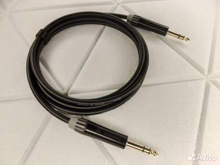 Jack 6,3 stereo на Jack 6,3 stereo Canare l-2t2s