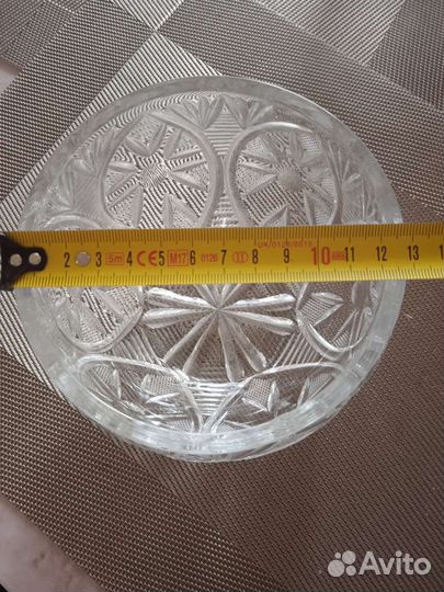 Хрустальный салатник СССР