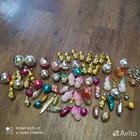 Елочные игрушки СССР одним лотом