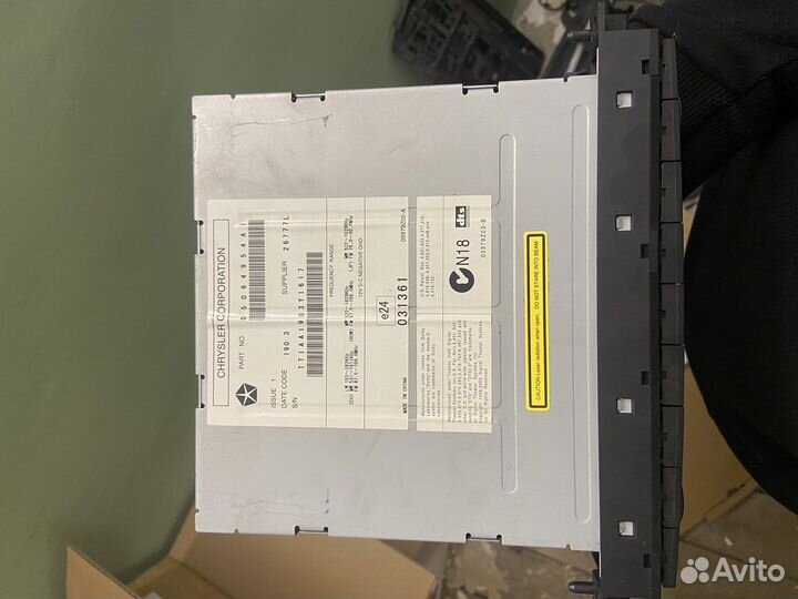 Магнитола jeep wrangler JK