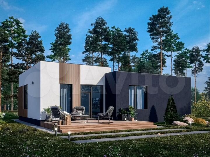 Коттедж 97 м² на участке 81 сот.