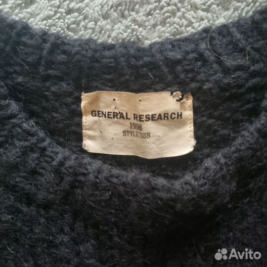 General research mohair sweater свитер архив