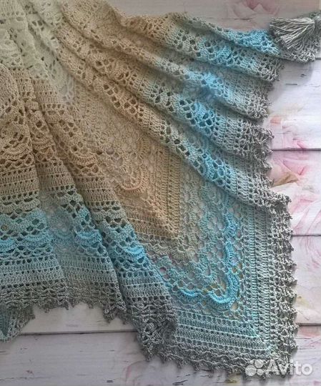 Бактус, шейный платок, шаль