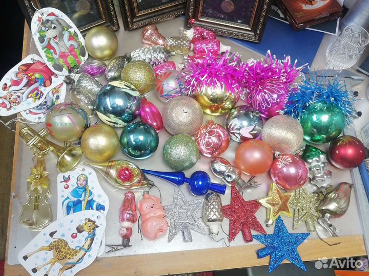 Елочные игрушки СССР