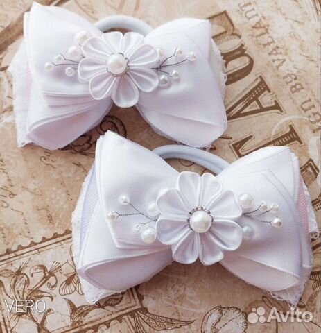 Резинка для волос канзаши