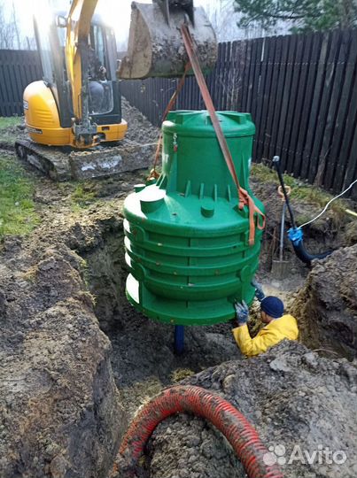 Септик, кессон под ключ, гарантия