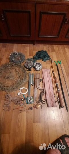 Рыбалка 1,20см,2шт,сеточное полотно,спининг,крюч