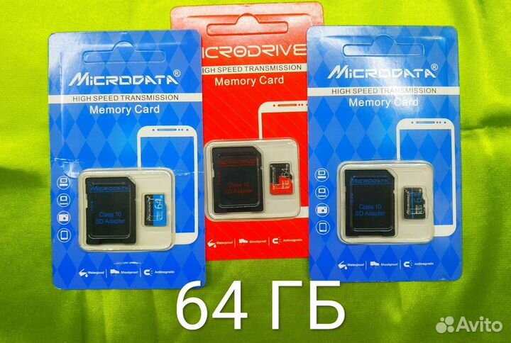 Micro SD 64 GB Карта памяти 64 гб. micro sdxc