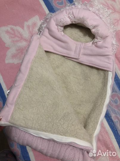 Конверт для девочки на выписку и для прогулок