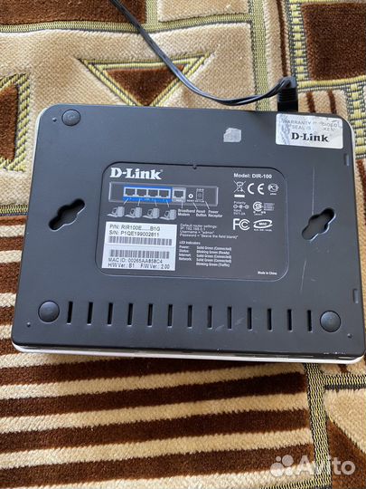 Роутер D link dir100