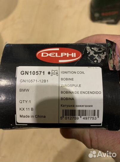 Delphi GN10571 катушка зажигания