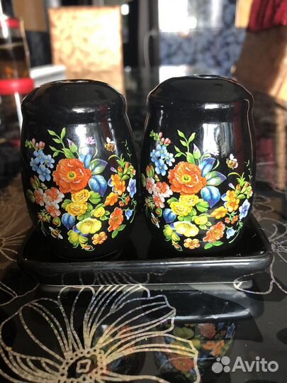 Салфетница + солонка и перечница