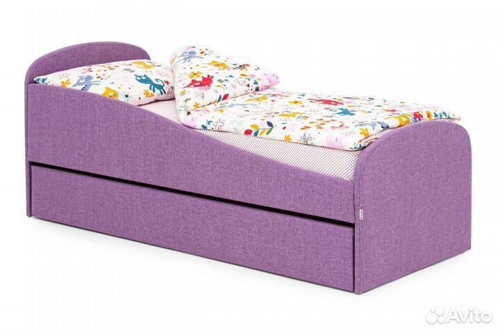 Мягкая кровать 160*70 с ящиком