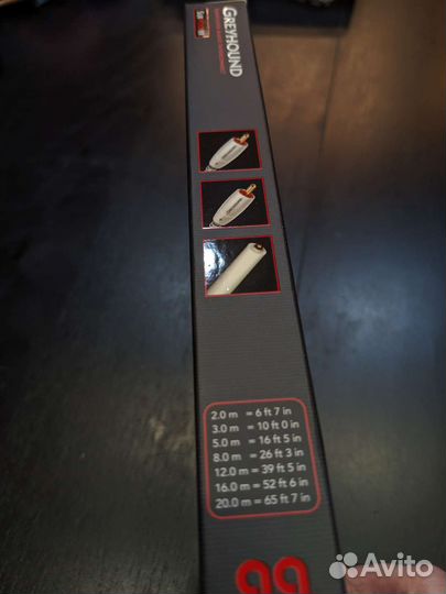 Кабель для сабвуфера audioquest Greyhound 3m