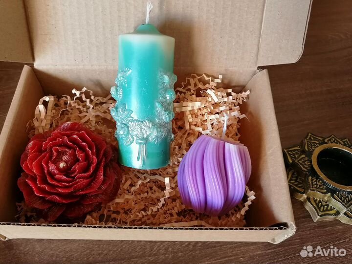 Свечи восковые ручной работы