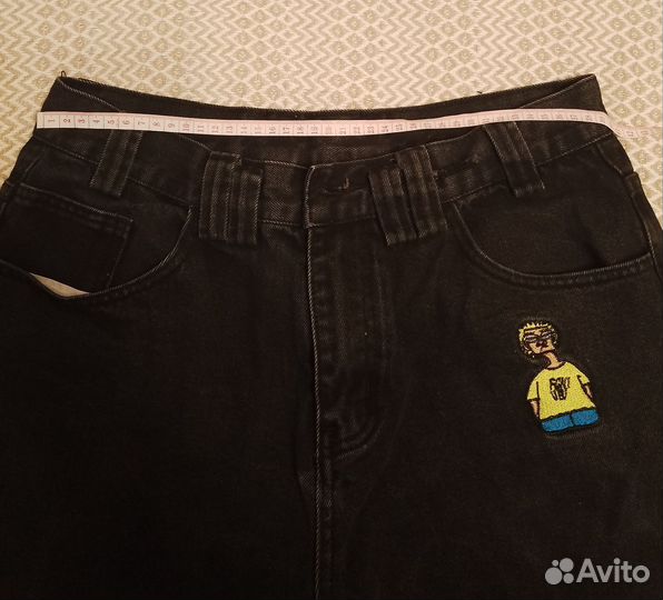 Джинсы широкие