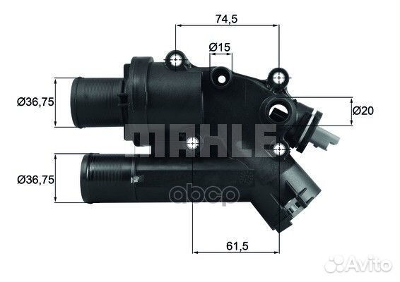 Термостат TH4683 Mahle/Knecht