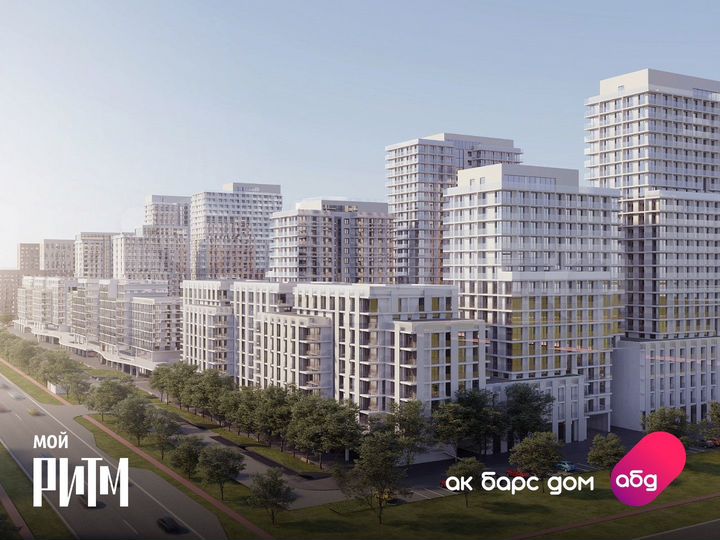 2-к. квартира, 67,8 м², 12/25 эт.