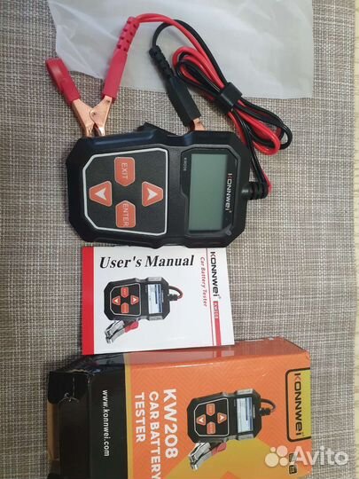 Тестер аккумуляторной батареи konnwei KW208