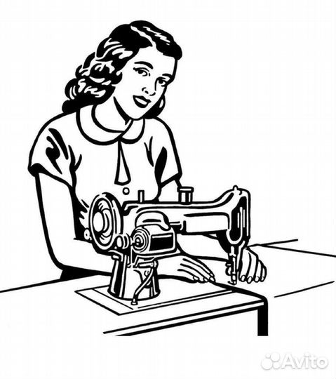 Швея портной в ателье