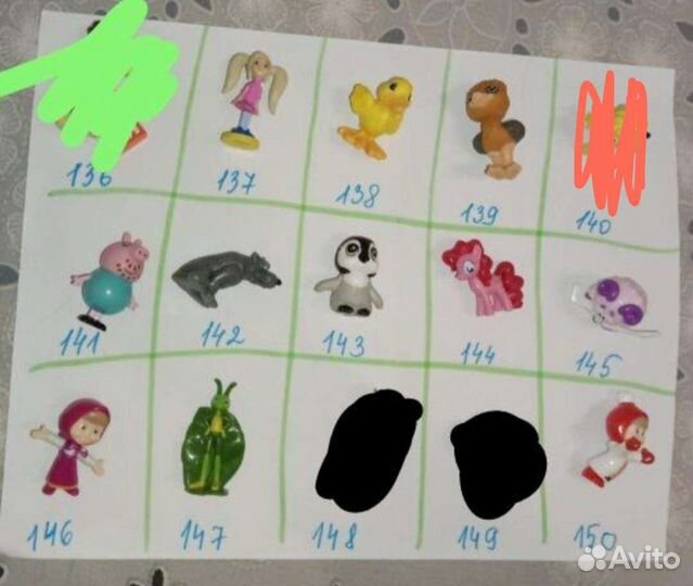 Киндер-сюрприз, игрушки из киндера