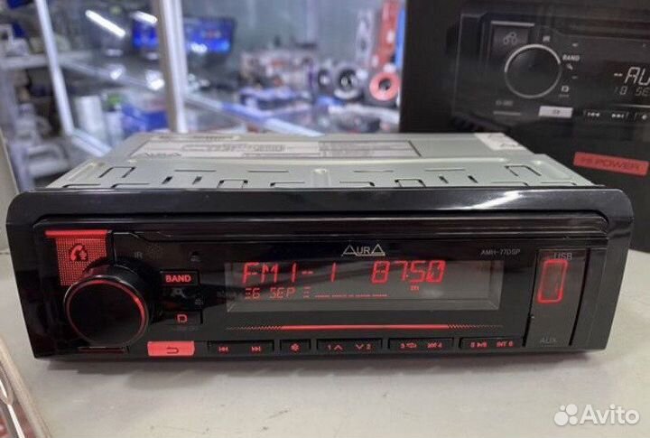 Процессорная магнитола aura AMH-77DSP black
