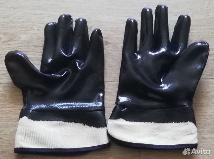 Перчатки рабочие утепленные с полимерным покрытием