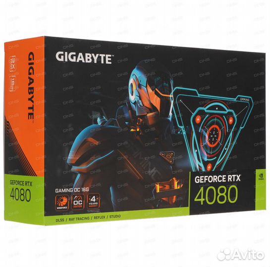 Видеокарта gigabyte GeForce RTX 4080 gaming OC