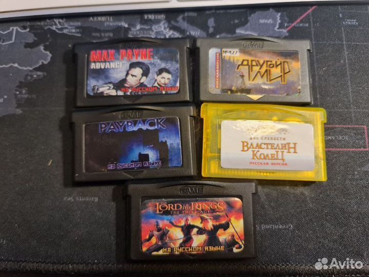 Игры Game boy advanced картриджи