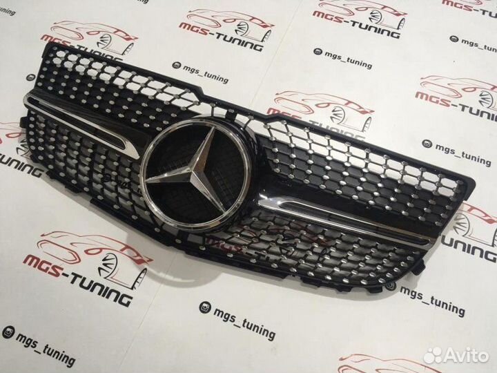 Решетка на Mercedes GLK 12-15г. Diamond