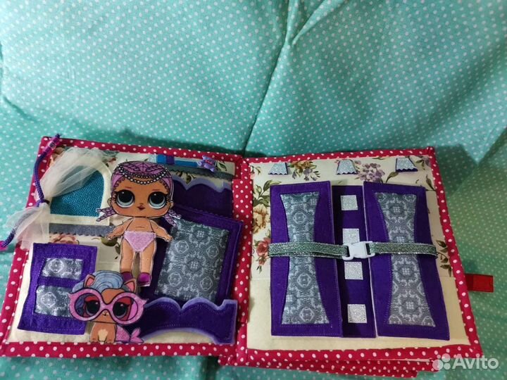 Развивающие книги из фетра и ткани для детей