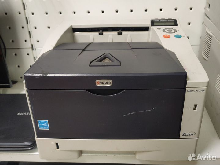 Принтер лазерный Kyocera p2135dn, двусторонний