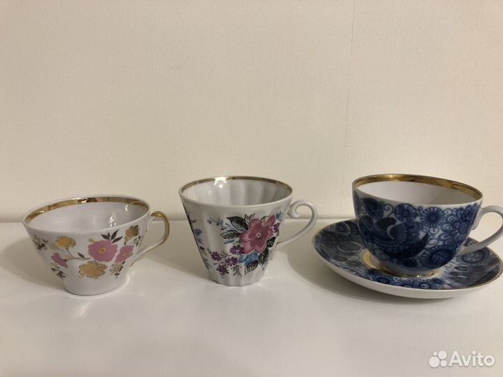 Чашка и чайные пары СССР