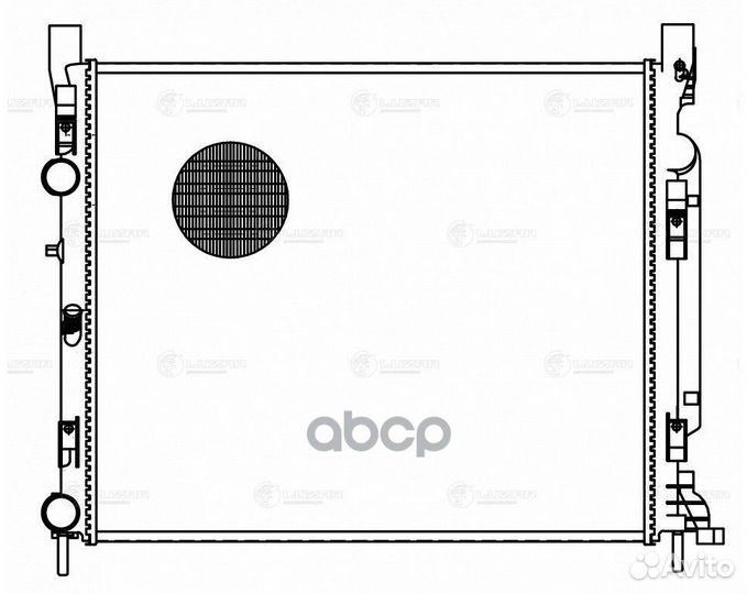 Радиатор renault kangoo 08- renault 8200 455 801