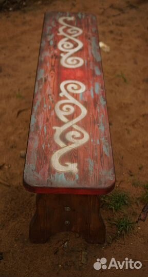 Лавка славянина (уличная мебель)