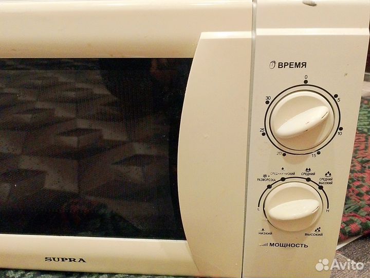 Микроволновая печь на запчасти supra