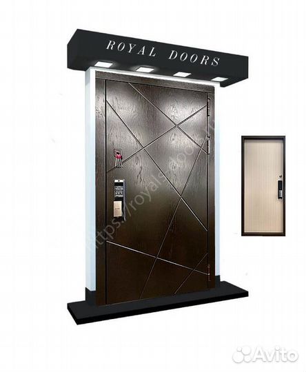 Металлическая дверь с электронным замком