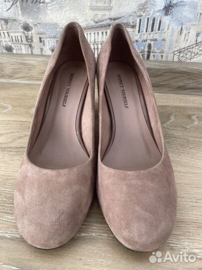 Туфли respect 37 размер. Натуральная кожа, велюр