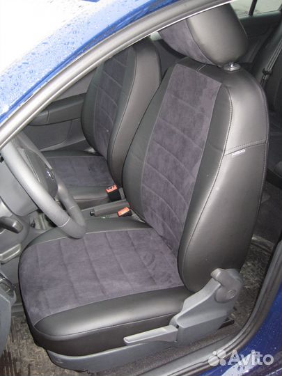 Автопилот авточехлы модельные экокожа алькантара