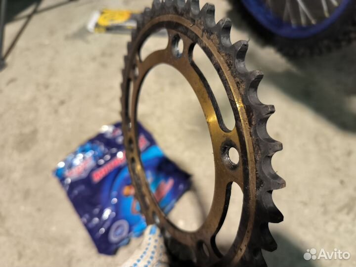 Эндуро / кросс цепь 520 и звезда 41