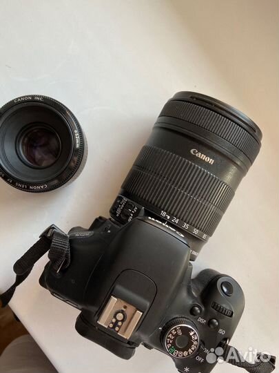Canon eos 600d kit 18-135, canon ef 50mm 1,8