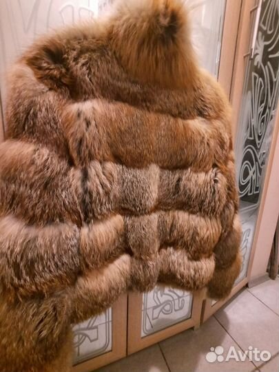 Шуба натуральная лиса