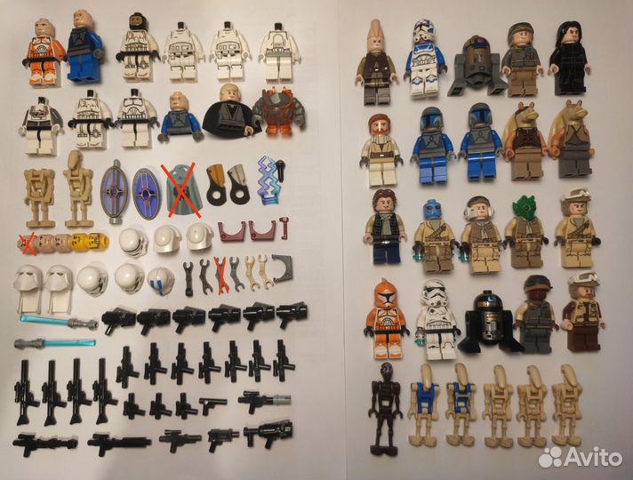 Lego star wars минифигурки