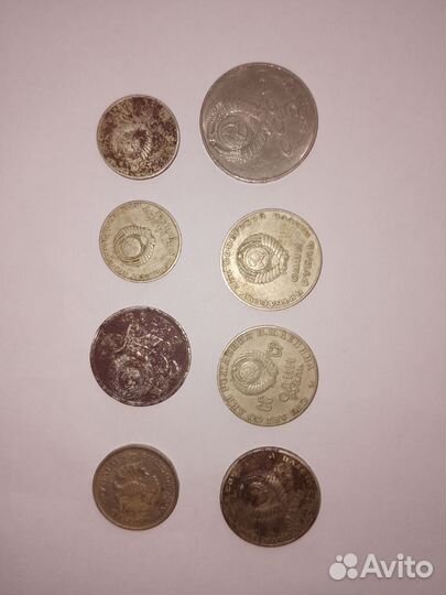 Монеты разные