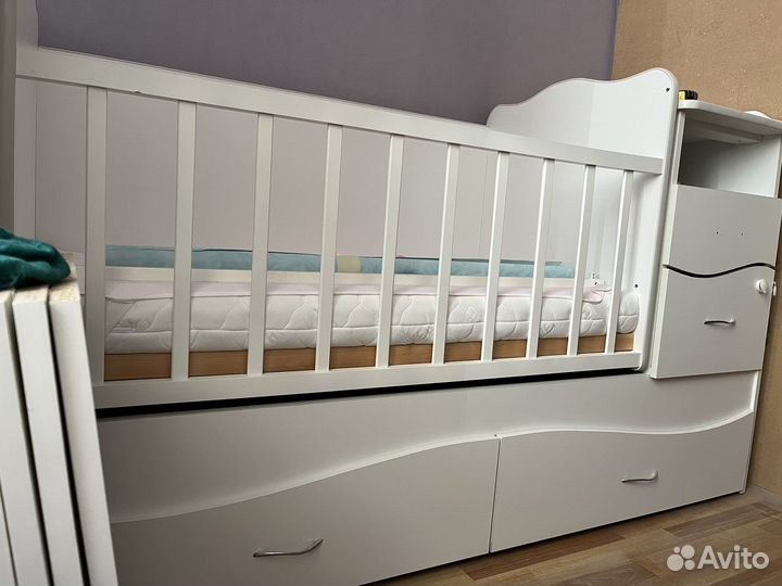 Кроватка-трансформер Valle Allegra Comfort