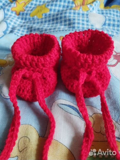 Пинетки вязаные