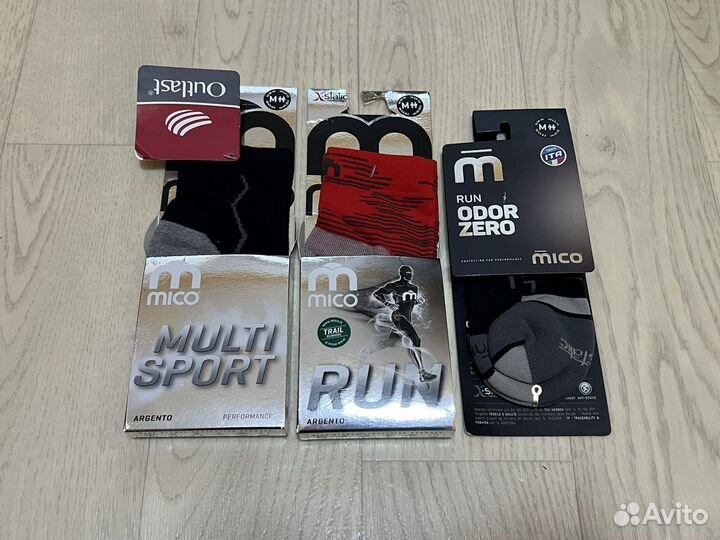 Носки 3шт М(38-40) «Mico» с серебром