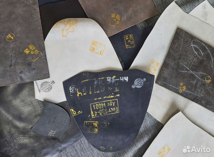 Крой хромовых сапог обр. 1941 года