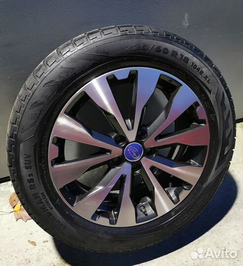 Колеса Оригинал Subaru Outback R18 Black