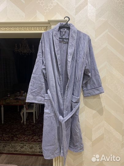 Халат велюровый мужской